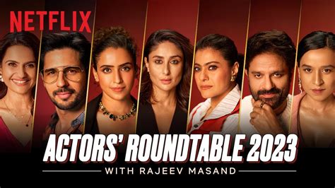 The Film Actors' Roundtable 2023 with Rajeev Masand |Kareena Kapoor ...