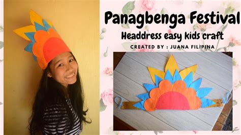 Panagbenga Festival DIY Headdress Easy Kids Craft - YouTube