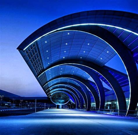 DXB Terminal 3 | Architectuur, Futuristische architectuur, Architectuur ...