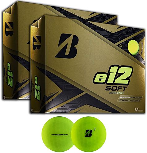 3 Dozen Bridgestone E12 Golf Balls, Green, 36 Golf Balls - Golf Balls