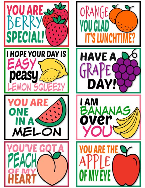 25 Free Printable Lunchbox Notes for Kids - Simple Mom Project