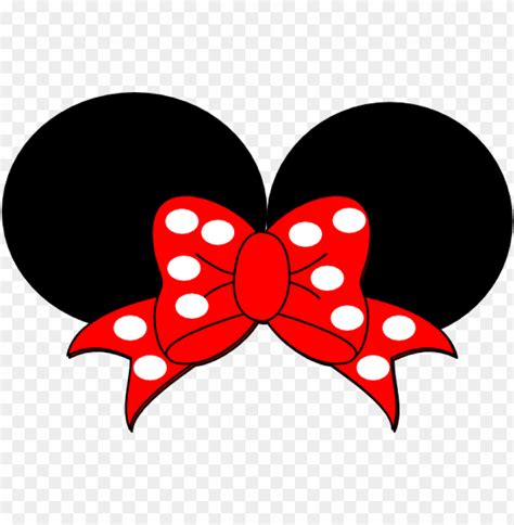 Minnie Mouse Ears Clip Art