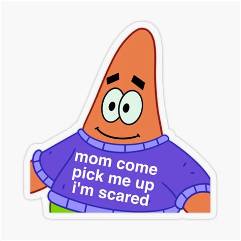 Patrick Star I'm Scared Meme - IMAGESEE