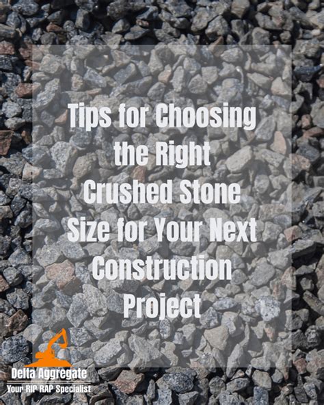 The Right Crushed Stone Size for Your Project in Fl | Gulf Coast Boulders