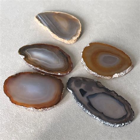 Agate Slices, Natural - XS - x5 - Chakra Wholesale