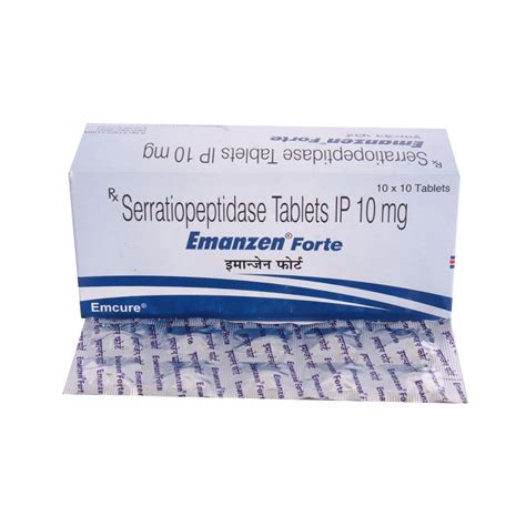 Emanzen Forte 10 mg Tablet 10's Price, Uses, Side Effects, Composition - Apollo Pharmacy