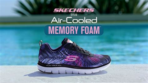 Skechers Air-Cooled Memory Foam Commercial with Kelly Brook - YouTube
