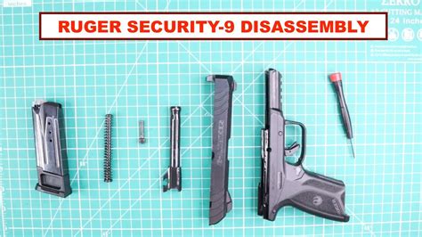 RUGER SECURITY-9 DISASSEMBLY AND REASSEMBLY. - YouTube