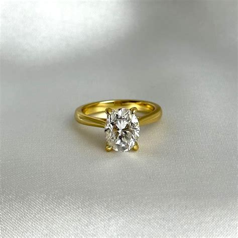 Oval Cut Solitaire Ring – Pristine Paradigm