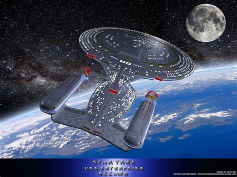 Star Trek USS Enterprise NCC1707D The Next Generation, enterprise next ...