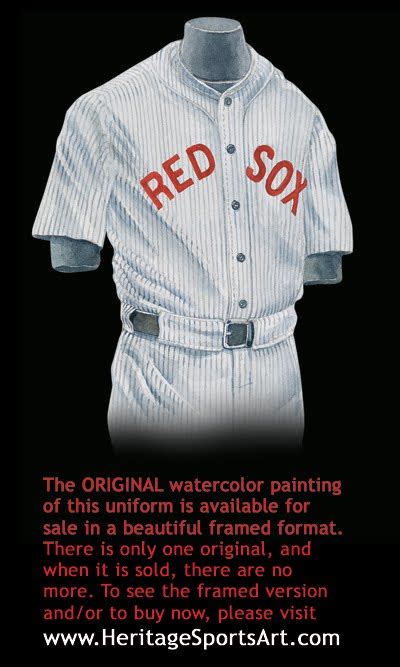 Boston Red Sox Uniform and Team History | Heritage Uniforms and Jerseys