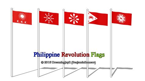 [MMD DL] Philippine Revolution Flags by BenjaminRomero on DeviantArt