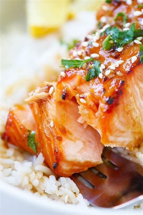 Ginger Garlic Baked Salmon (The Best Salmon Marinade) - Rasa Malaysia