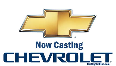 Chevrolet Commercial Models & Actors Auditions for 2017