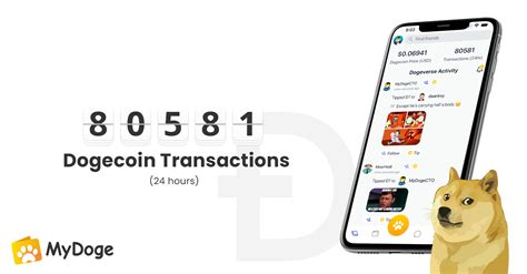 MyDoge Wallet on Twitter: "80K+ Dogecoin Transactions in the last 24 ...