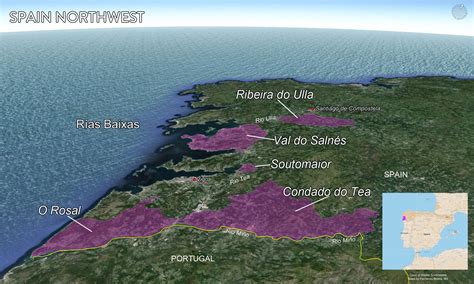 Rias Baixas Spain Map - Gabbie Christiana