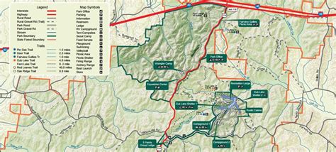 Natchez trace state park map