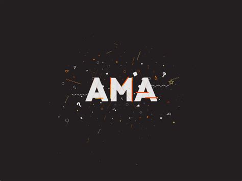 Reddit AMA logo intro by David Stanfield on Dribbble