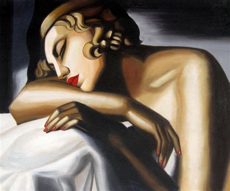 20x24 inches Rep. Tamara De Lempicka stretched Oil Painting Canvas Art ...