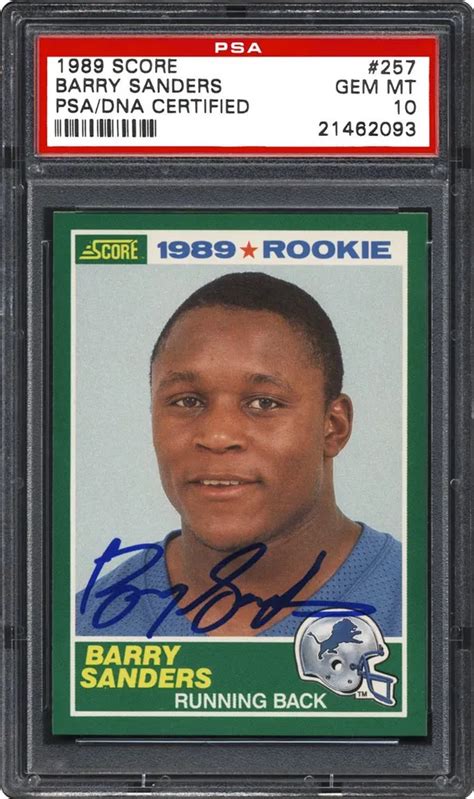 Barry Sanders | PSA AutographFacts℠