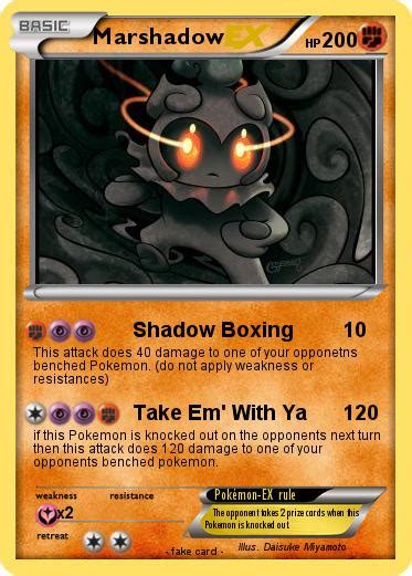 Pokémon Marshadow 31 31 - Shadow Boxing - My Pokemon Card