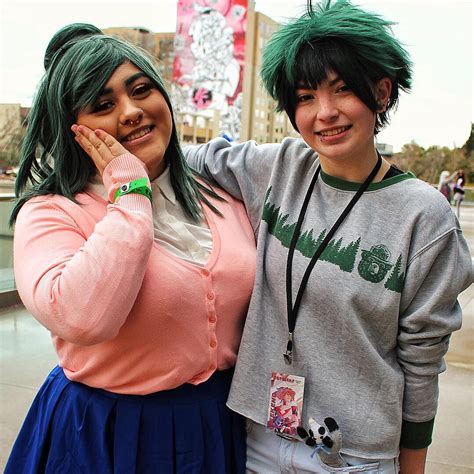 Inko and Izuku Midoriya cosplayer, because the most important person in ...