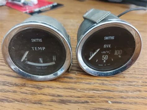 CLASSIC MINI MK1 Smiths oil pressure and coolant Temperature gauges £50.00 - PicClick UK