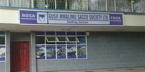 List of Gusii Mwalimu Sacco Branches and Contacts