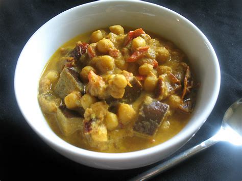 Middle Eastern Inspired Spicy Chickpea, Eggplant and Tahini Stew | Lisa's Kitchen | Vegetarian ...