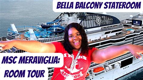 MSC Meraviglia: Bella Balcony Stateroom ROOM TOUR - YouTube