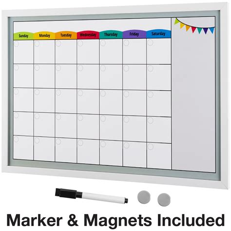 Calendar Whiteboard Large - Customize and Print