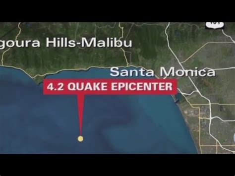 A 4.2 magnitude earthquake strikes off Malibu coast, with aftershocks ...