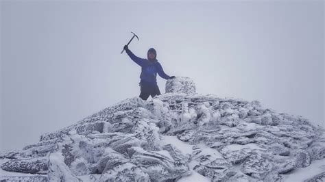 Tackling Mount Snowdon in the snow. Winter 2018 - YouTube