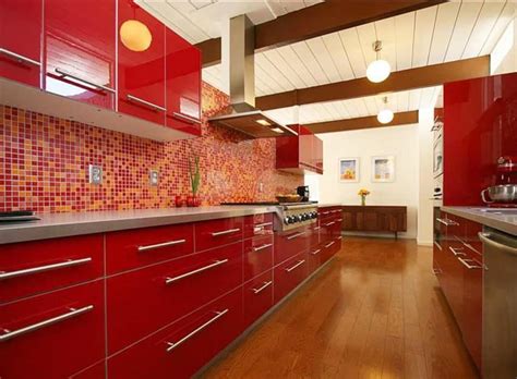 27 Red Kitchen Ideas (Cabinets & Decor Pictures) - Designing Idea