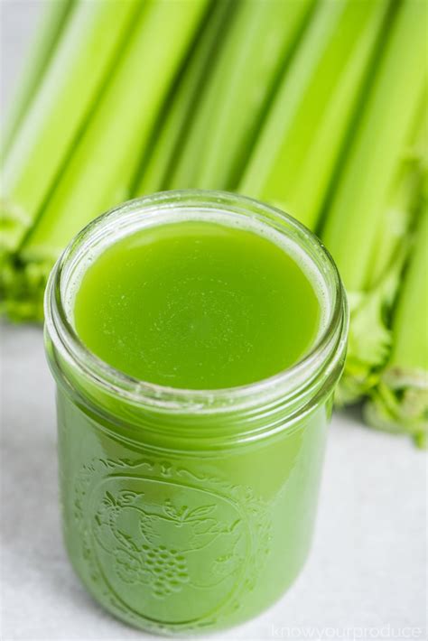 Benefits of Celery Juice Recipe - Know Your Produce