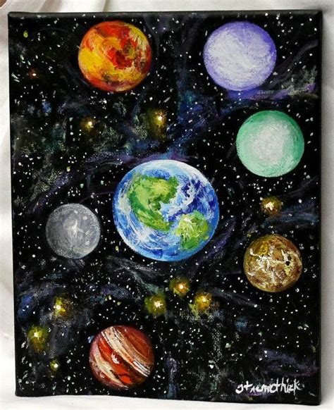 Art painting acrylic art canvas art deep space by ThisArtToBeYours, $70 ...