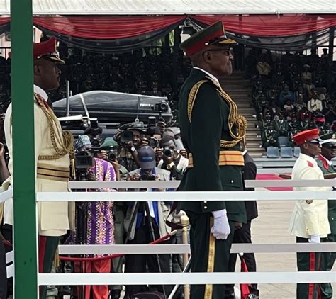 JUST IN: Buhari arrives Army parade in Eagles Square, appears in military uniform [PICS]