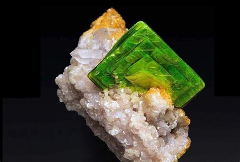 Radioactive Autunite Crystals