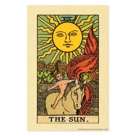 The Sun Tarot Card Poster - 11" x 17"