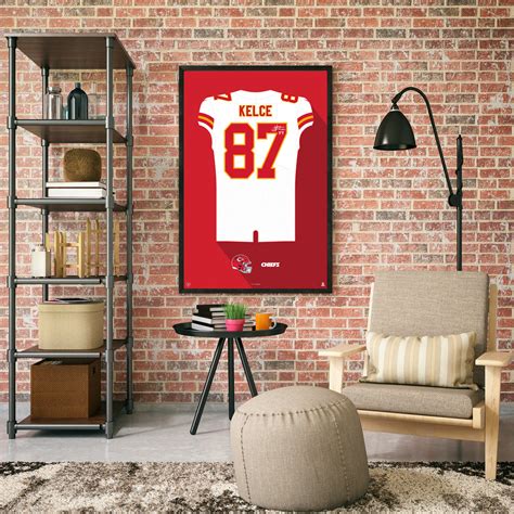 Kansas City ChiefsTravis Kelce Jersey Print - For The Deep Rooted Fan ...