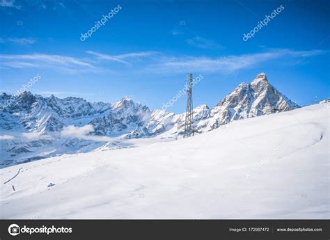 Italian Alps in the winter Stock Photo by ©RubinowaDama 172987472