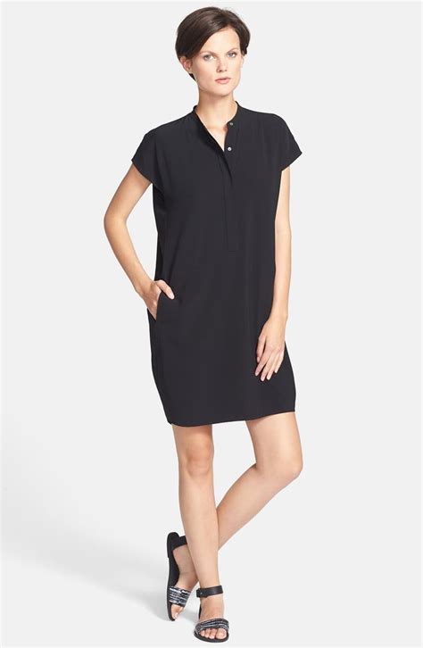 Vince Half Placket Dress | Nordstrom