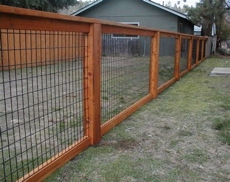 Image of: Hog Panel Fencing Ideas | Cheap fence, Backyard fences, Fence design