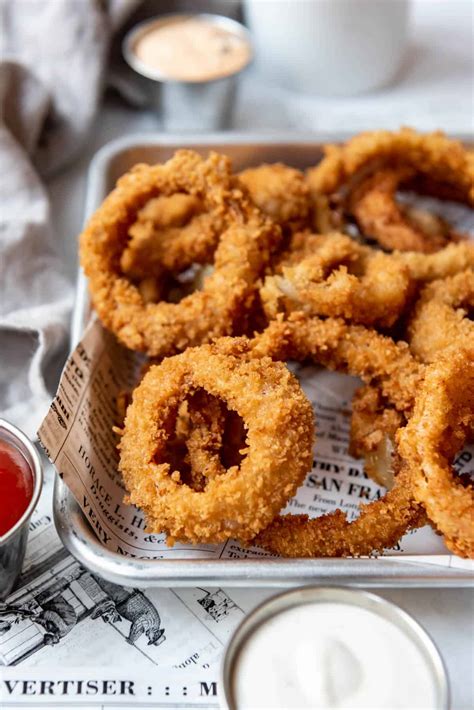 Crispy Homemade Onion Rings Recipe - House of Nash Eats