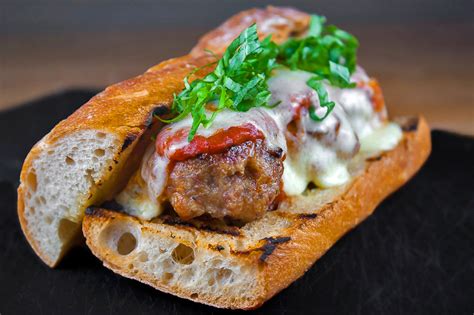 Grilled Meatball Hoagies (Gluten-Free) • The Heritage Cook