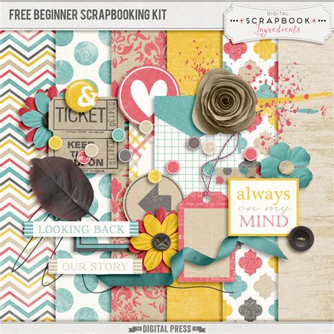 Free Beginner Scrapbook Kit - Part 1 | Free Blogging Place