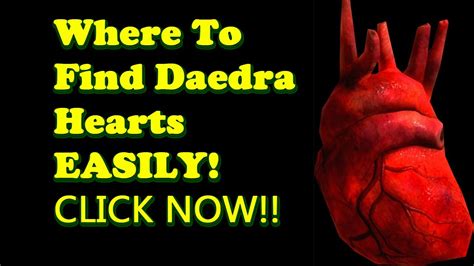 Where to find Daedra Hearts Easily - Skyrim - YouTube