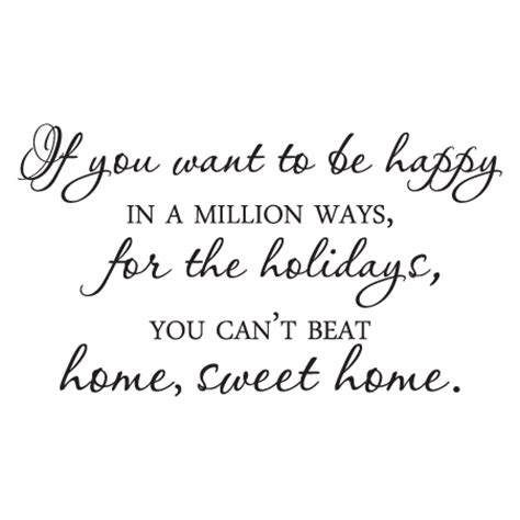 Home Sweet Home for the Holidays Wall Quotes™ Decal | WallQuotes.com