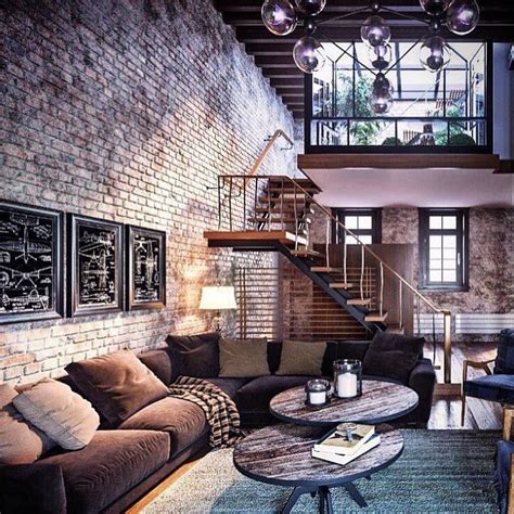 Loft Living Room Brick