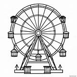 Ferris Wheel Coloring Page 44302 35517 sketch template